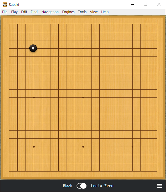 Leela Zero 상대로 바둑하기