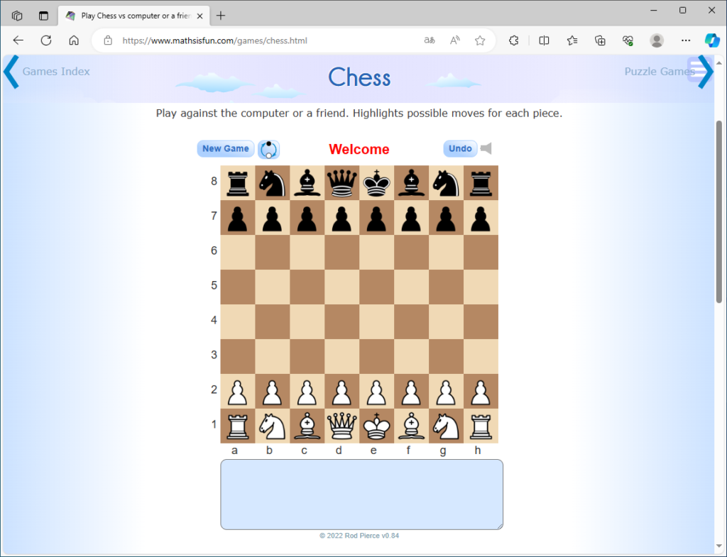 체스 2인용 플레이